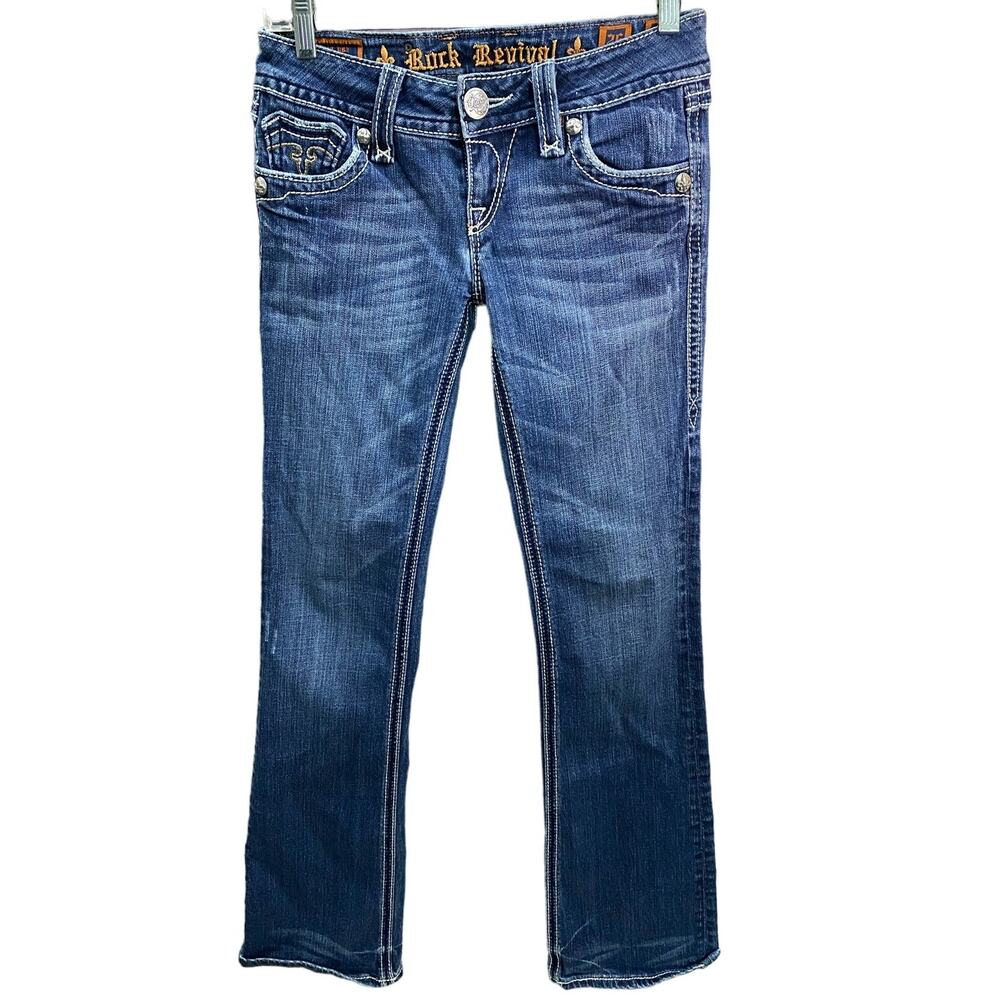 Rock Revival Women’s Size 26 Stretch Denim Debbie Boot Jeans